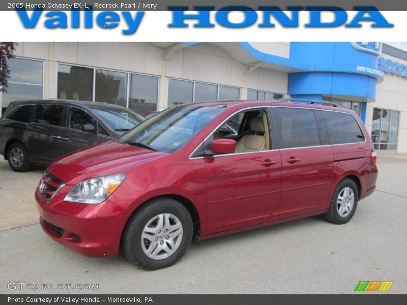 Redrock Pearl / Ivory 2005 Honda Odyssey EX-L