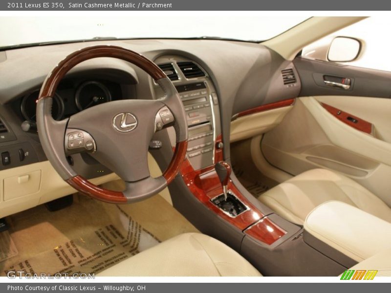 Satin Cashmere Metallic / Parchment 2011 Lexus ES 350