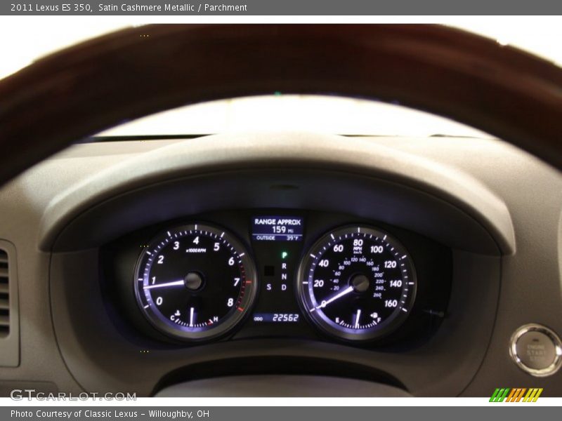 Satin Cashmere Metallic / Parchment 2011 Lexus ES 350
