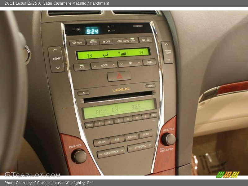 Satin Cashmere Metallic / Parchment 2011 Lexus ES 350