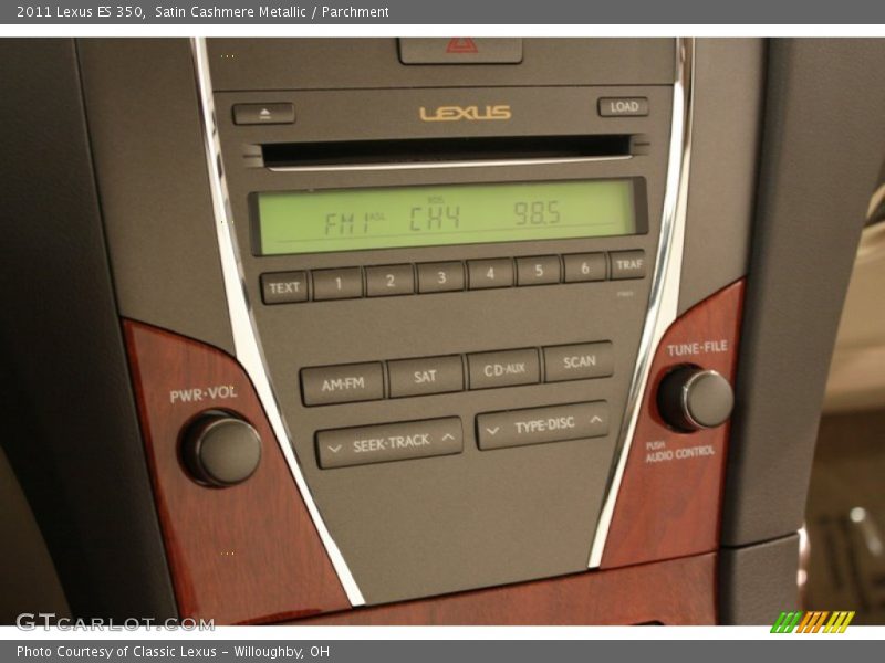 Satin Cashmere Metallic / Parchment 2011 Lexus ES 350