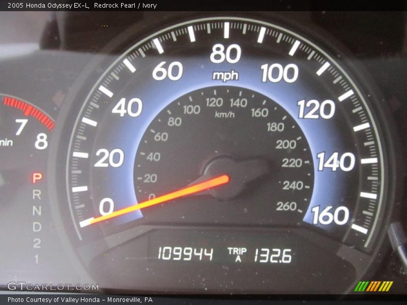 Redrock Pearl / Ivory 2005 Honda Odyssey EX-L