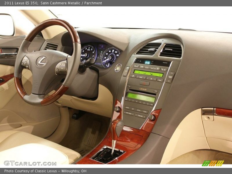 Satin Cashmere Metallic / Parchment 2011 Lexus ES 350
