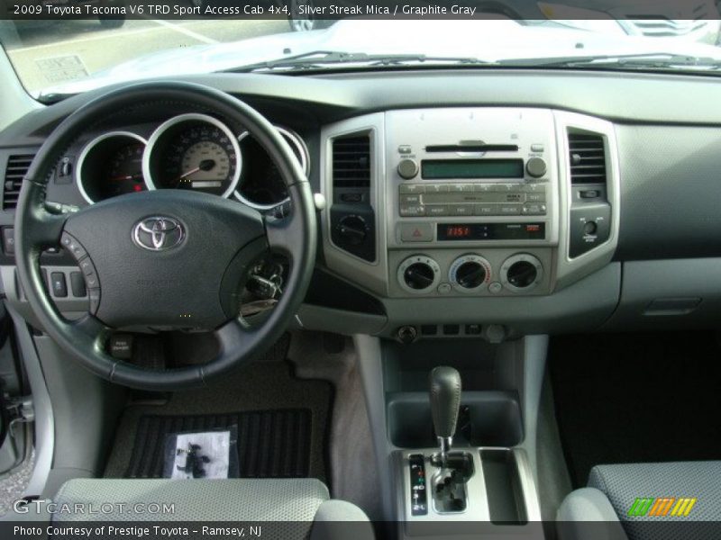 Silver Streak Mica / Graphite Gray 2009 Toyota Tacoma V6 TRD Sport Access Cab 4x4
