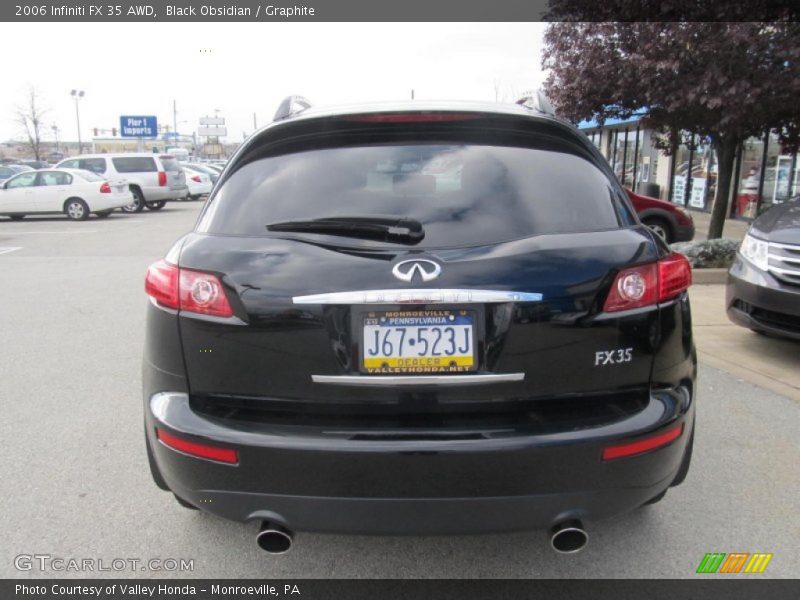 Black Obsidian / Graphite 2006 Infiniti FX 35 AWD