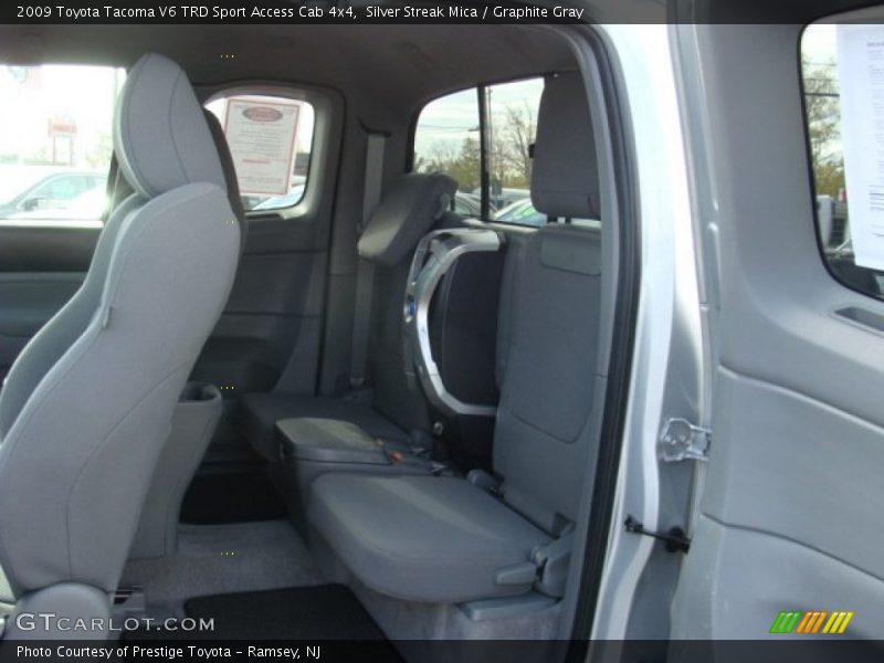 Silver Streak Mica / Graphite Gray 2009 Toyota Tacoma V6 TRD Sport Access Cab 4x4
