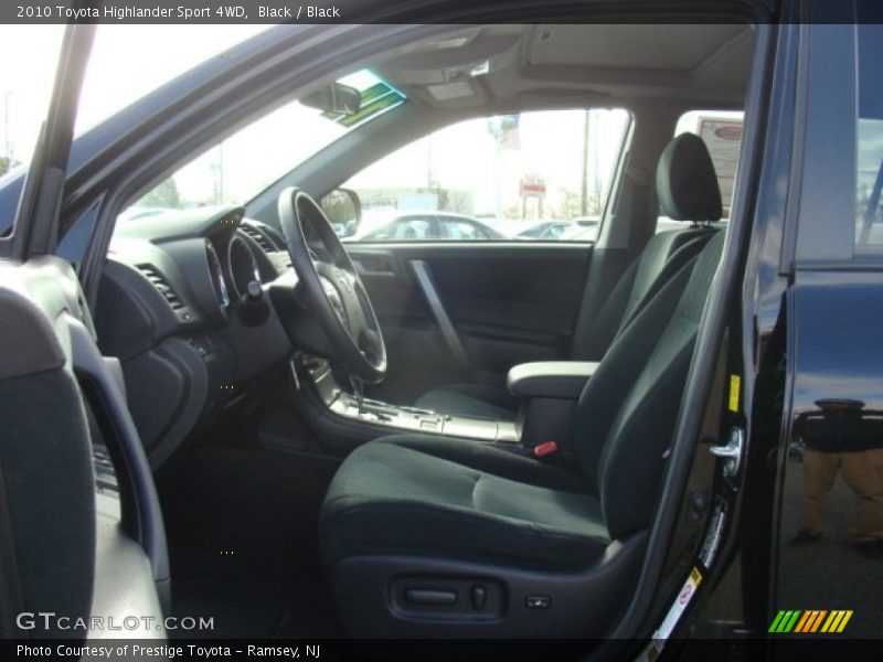 Black / Black 2010 Toyota Highlander Sport 4WD