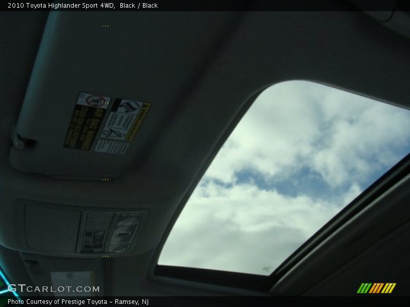 Black / Black 2010 Toyota Highlander Sport 4WD