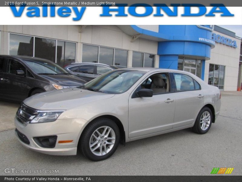 Smokestone Metallic / Medium Light Stone 2010 Ford Fusion S
