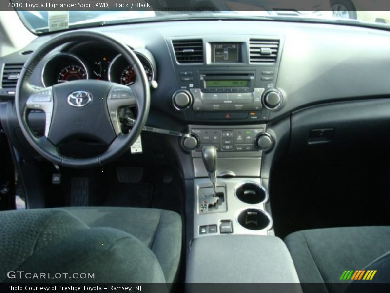 Black / Black 2010 Toyota Highlander Sport 4WD