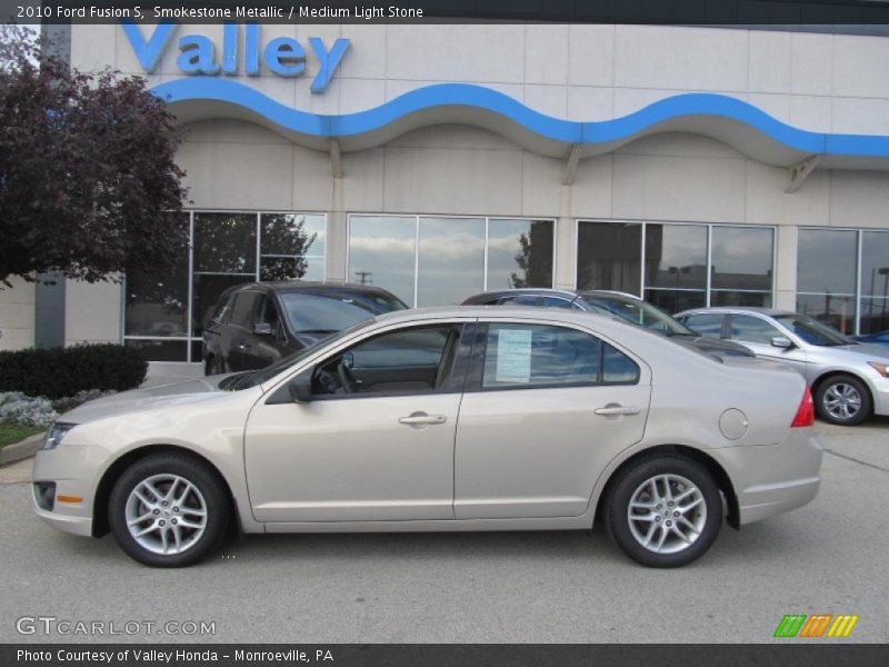 Smokestone Metallic / Medium Light Stone 2010 Ford Fusion S