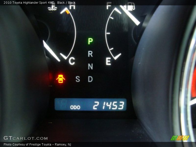 Black / Black 2010 Toyota Highlander Sport 4WD