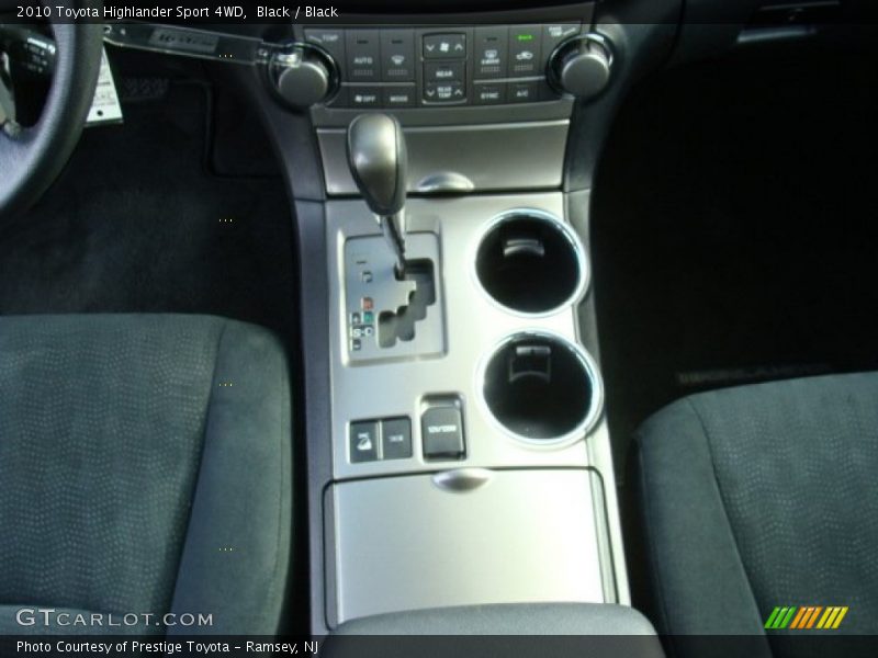 Black / Black 2010 Toyota Highlander Sport 4WD