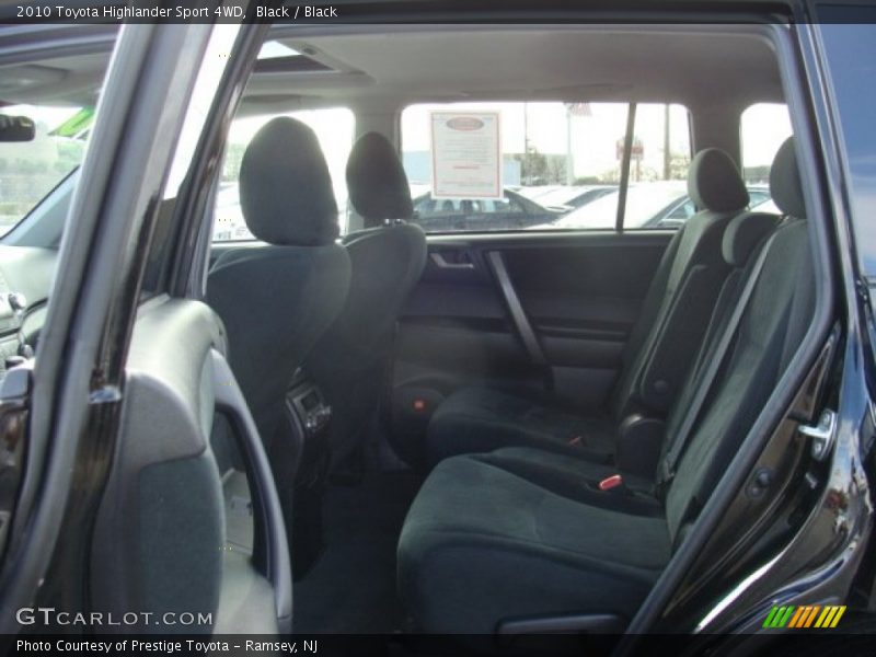 Black / Black 2010 Toyota Highlander Sport 4WD