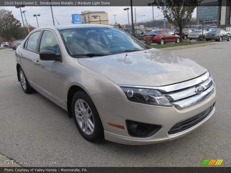 Smokestone Metallic / Medium Light Stone 2010 Ford Fusion S