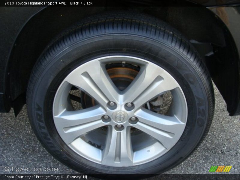 Black / Black 2010 Toyota Highlander Sport 4WD
