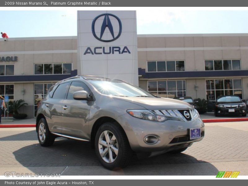Platinum Graphite Metallic / Black 2009 Nissan Murano SL