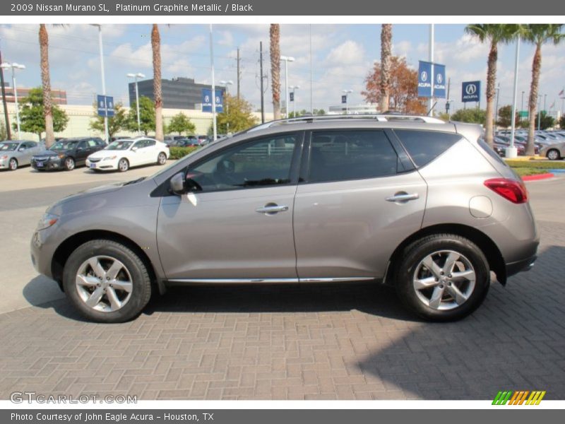 Platinum Graphite Metallic / Black 2009 Nissan Murano SL