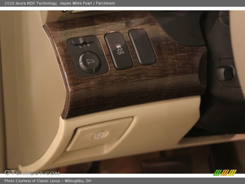 Aspen White Pearl / Parchment 2010 Acura MDX Technology