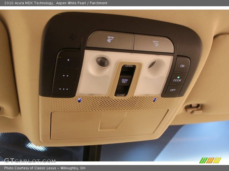Aspen White Pearl / Parchment 2010 Acura MDX Technology