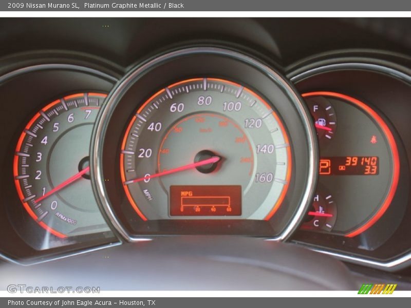 Platinum Graphite Metallic / Black 2009 Nissan Murano SL