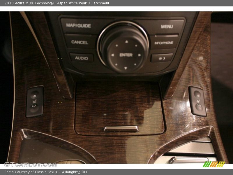 Aspen White Pearl / Parchment 2010 Acura MDX Technology