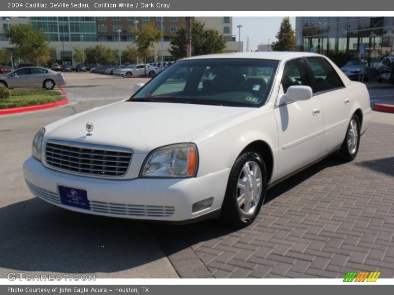 Cotillion White / Dark Gray 2004 Cadillac DeVille Sedan