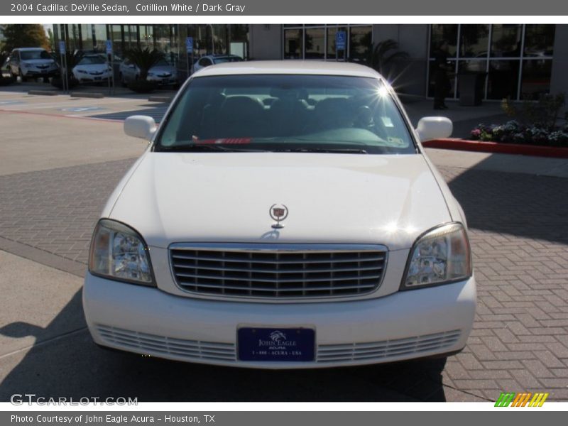 Cotillion White / Dark Gray 2004 Cadillac DeVille Sedan