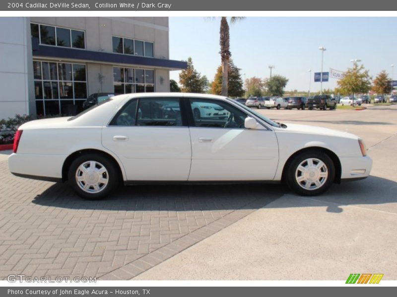 Cotillion White / Dark Gray 2004 Cadillac DeVille Sedan