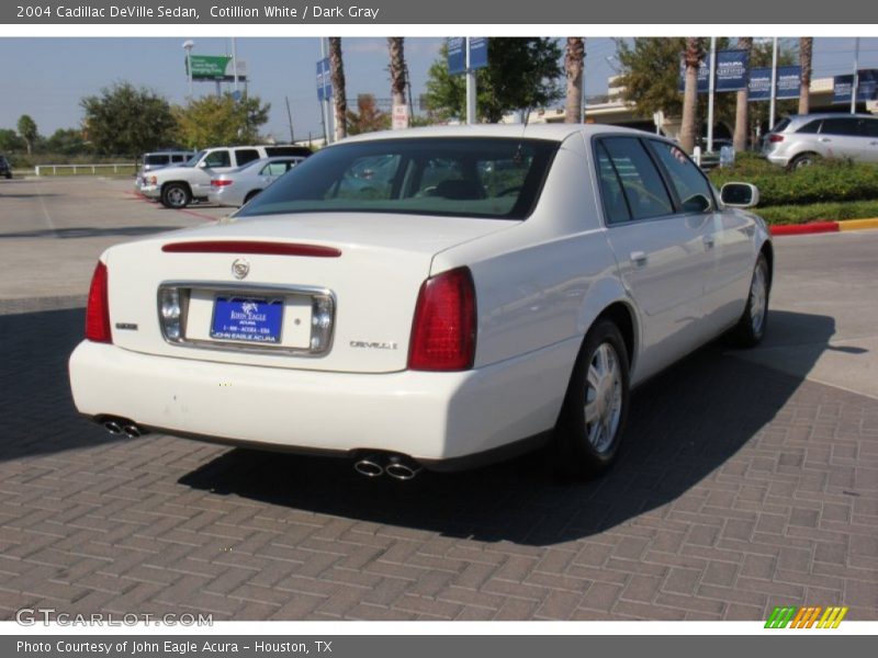 Cotillion White / Dark Gray 2004 Cadillac DeVille Sedan