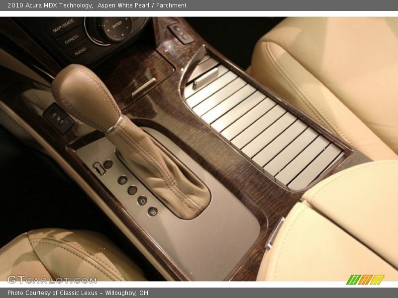 Aspen White Pearl / Parchment 2010 Acura MDX Technology