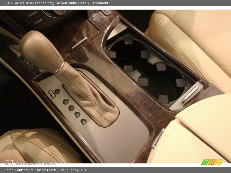 Aspen White Pearl / Parchment 2010 Acura MDX Technology