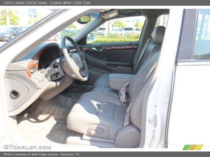 Cotillion White / Dark Gray 2004 Cadillac DeVille Sedan