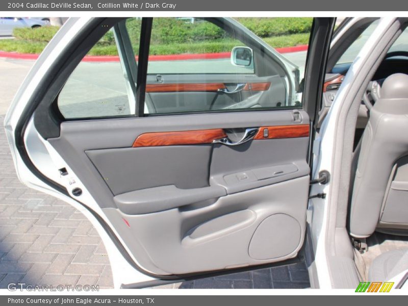 Cotillion White / Dark Gray 2004 Cadillac DeVille Sedan
