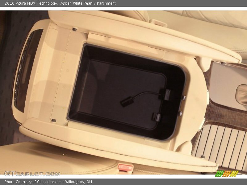 Aspen White Pearl / Parchment 2010 Acura MDX Technology