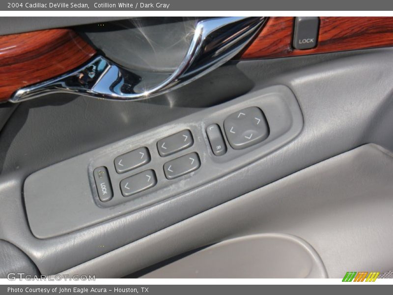 Cotillion White / Dark Gray 2004 Cadillac DeVille Sedan