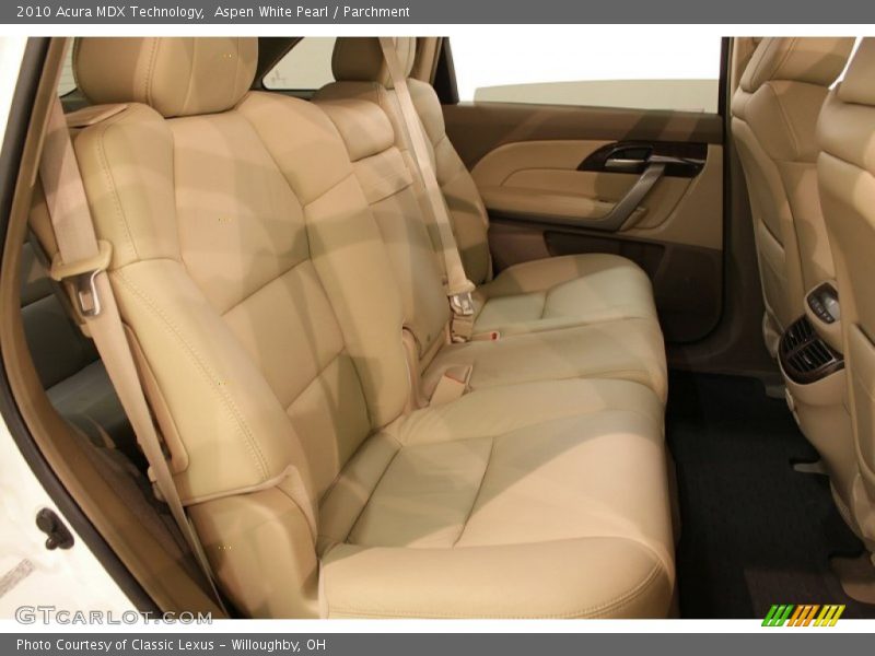 Aspen White Pearl / Parchment 2010 Acura MDX Technology