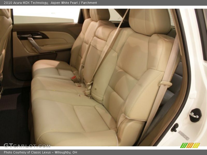 Aspen White Pearl / Parchment 2010 Acura MDX Technology
