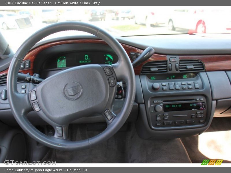 Cotillion White / Dark Gray 2004 Cadillac DeVille Sedan