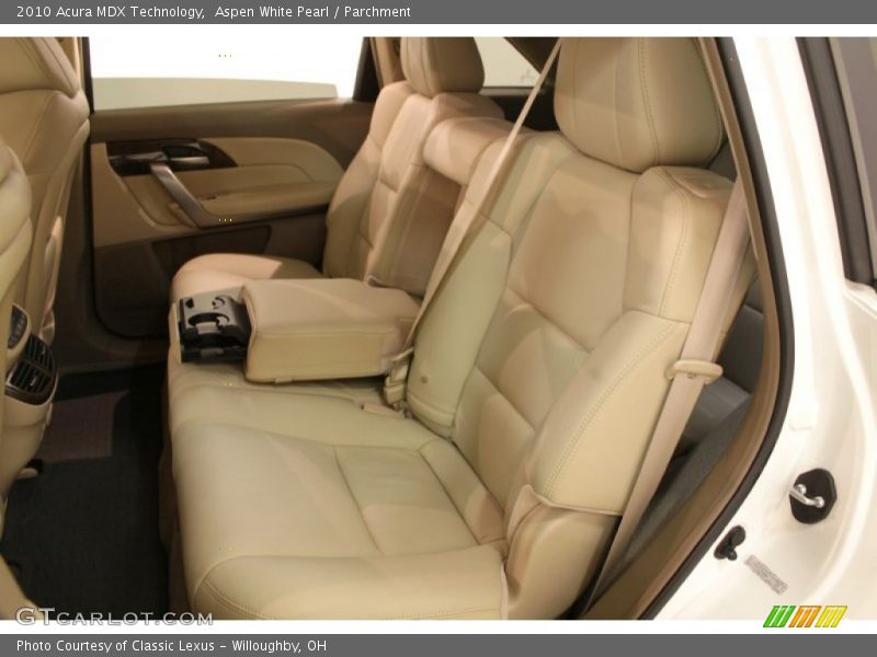 Aspen White Pearl / Parchment 2010 Acura MDX Technology