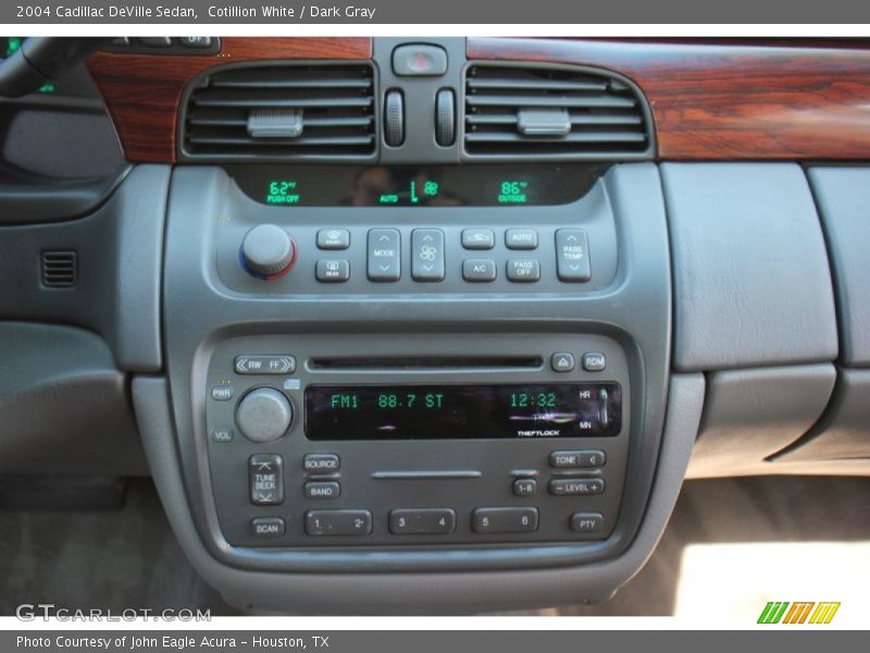 Cotillion White / Dark Gray 2004 Cadillac DeVille Sedan