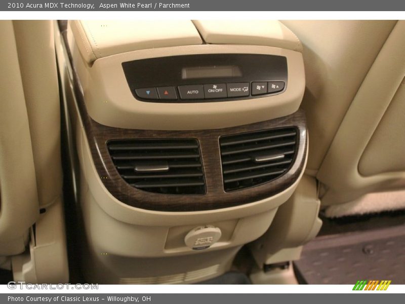 Aspen White Pearl / Parchment 2010 Acura MDX Technology