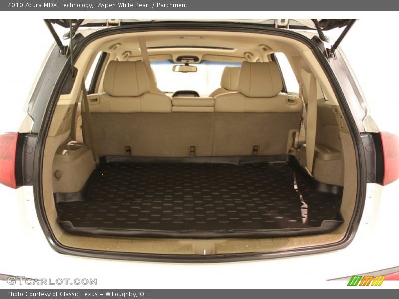 Aspen White Pearl / Parchment 2010 Acura MDX Technology
