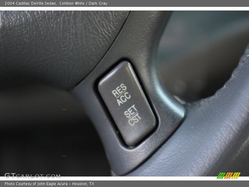 Cotillion White / Dark Gray 2004 Cadillac DeVille Sedan