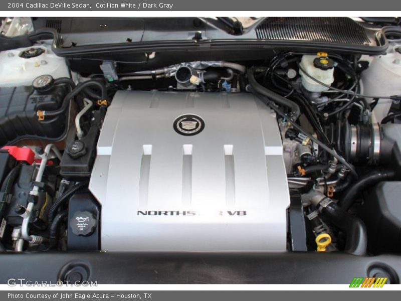 Cotillion White / Dark Gray 2004 Cadillac DeVille Sedan