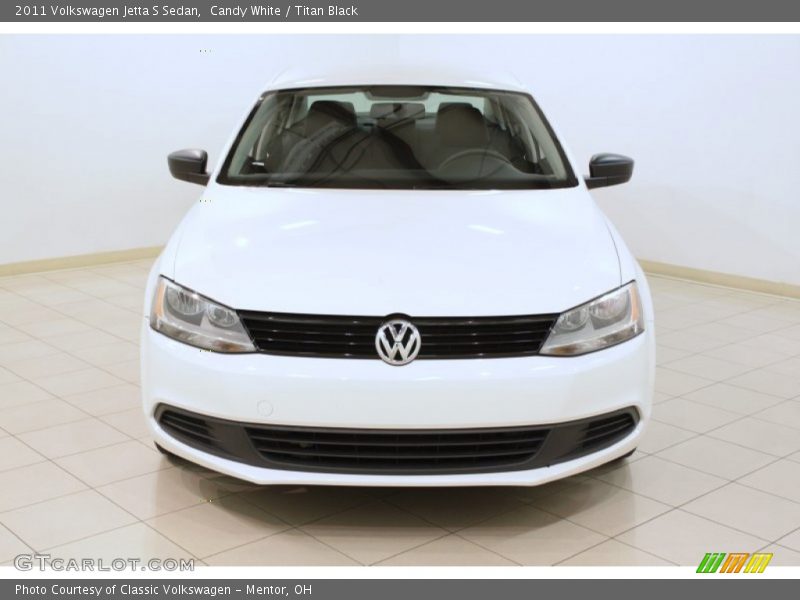 Candy White / Titan Black 2011 Volkswagen Jetta S Sedan