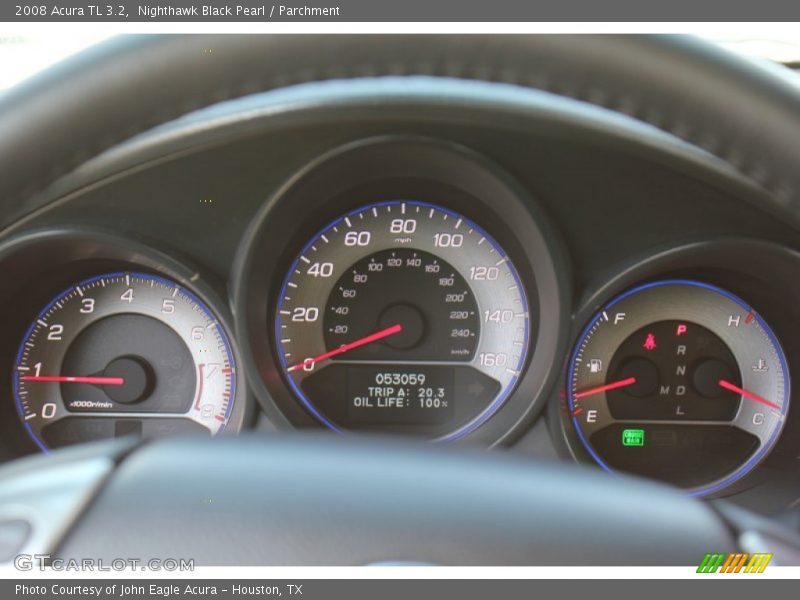 Nighthawk Black Pearl / Parchment 2008 Acura TL 3.2