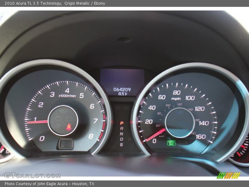 Grigio Metallic / Ebony 2010 Acura TL 3.5 Technology