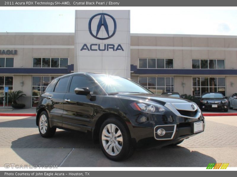 Crystal Black Pearl / Ebony 2011 Acura RDX Technology SH-AWD