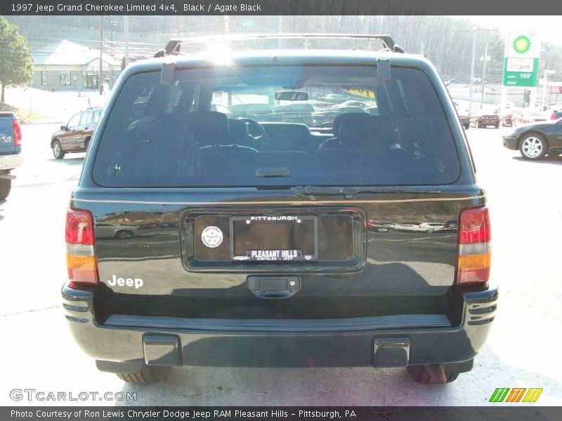 Black / Agate Black 1997 Jeep Grand Cherokee Limited 4x4